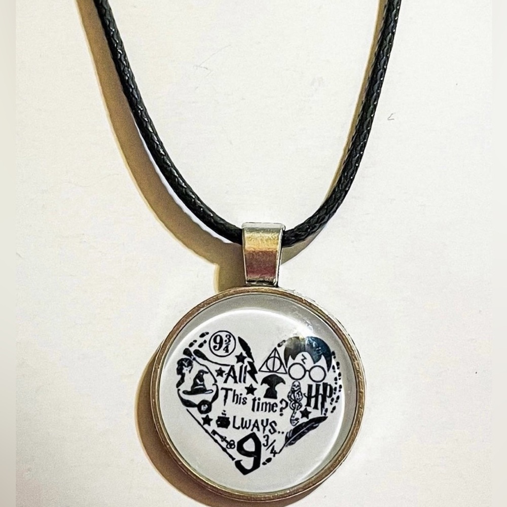 Harry Potter Heart Silver Pendant Necklace